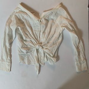 Free people white cute top